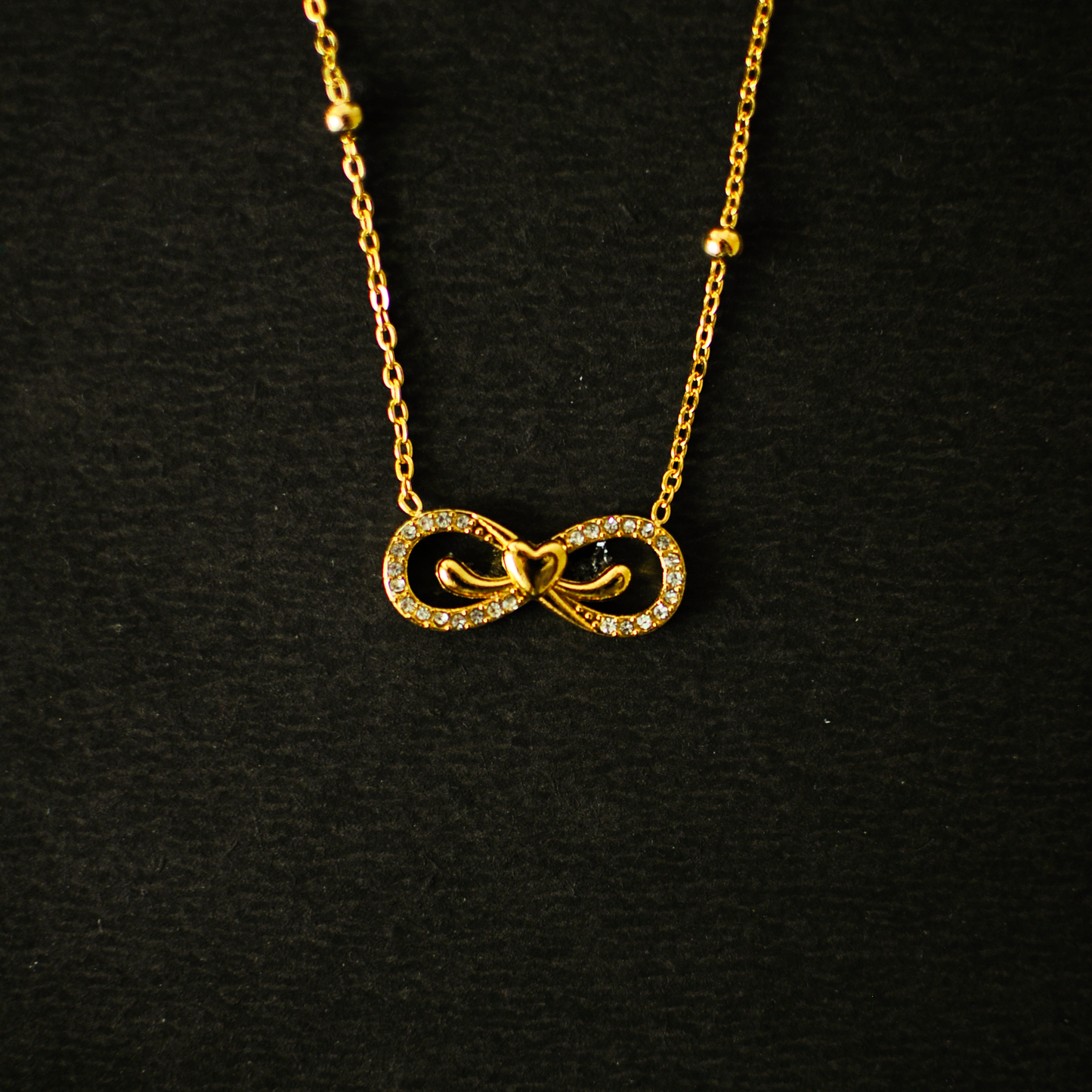 Infinity Stoned Pendant