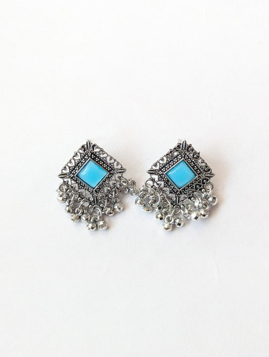 12 Oxidised Earrings studs combo 2