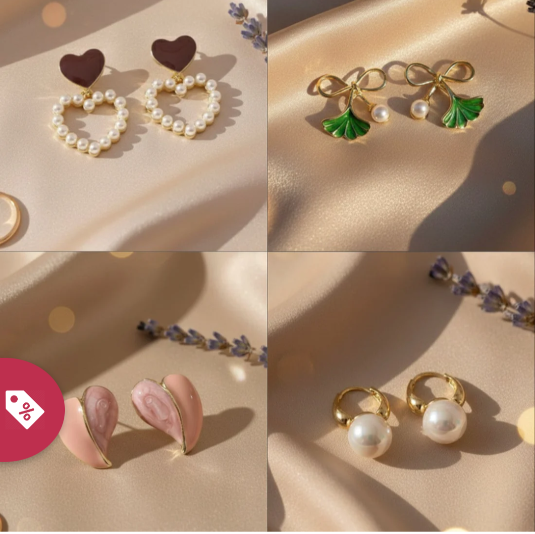 Korean 12 pair jewellery box