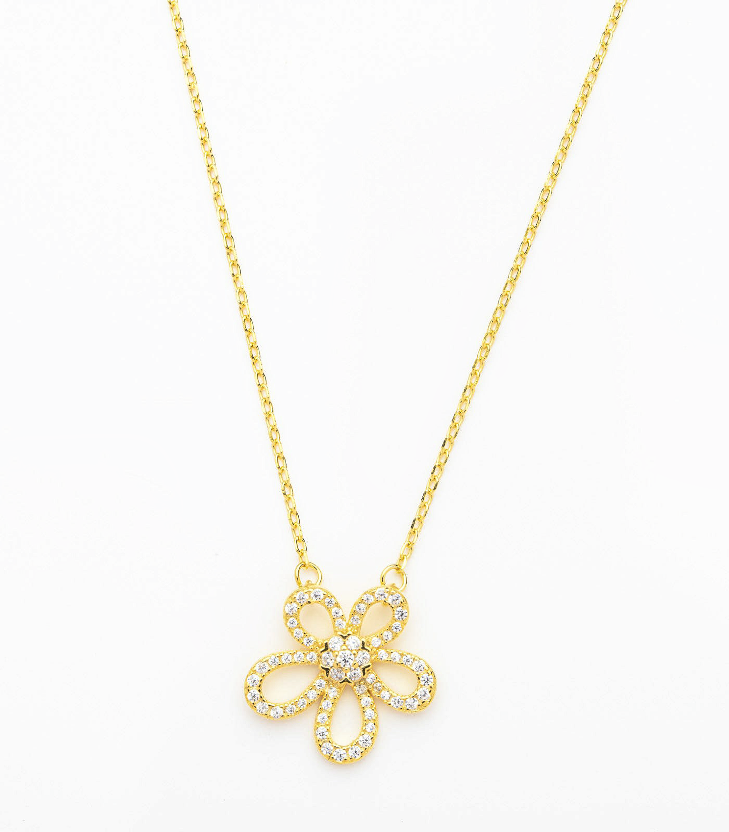 Golden Flower Necklace