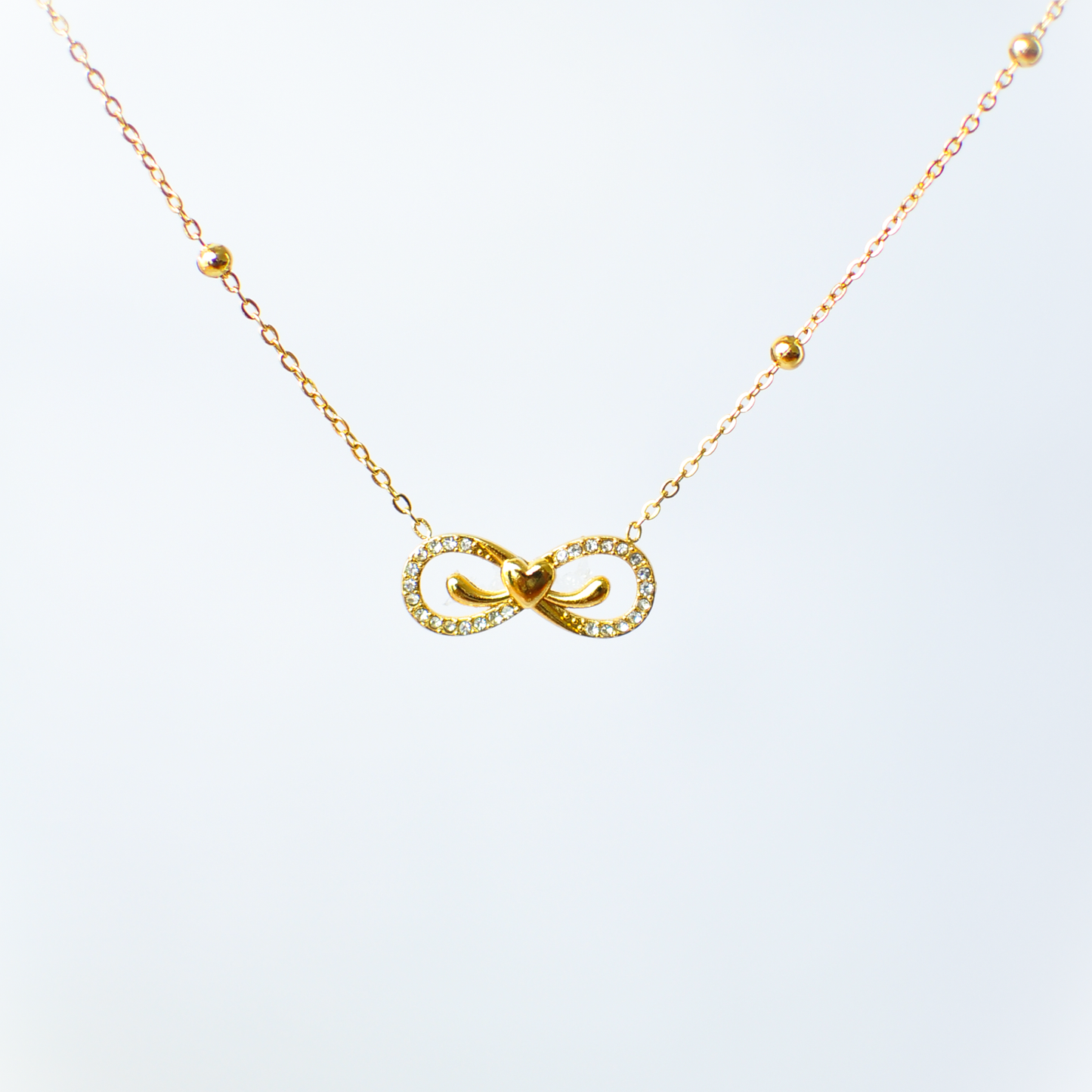 Infinity Stoned Pendant