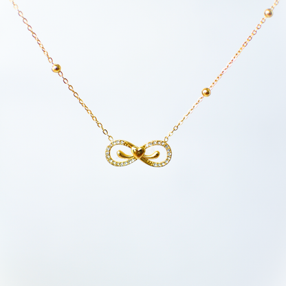 Infinity Stoned Pendant