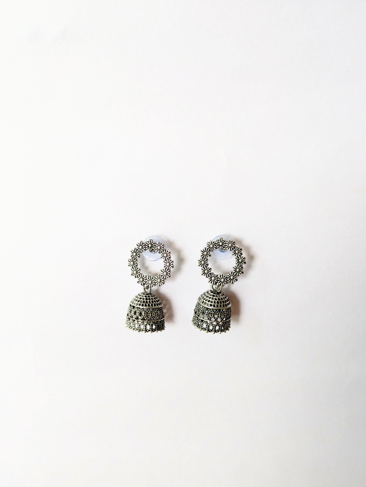 4 Oxidised Jhumka Leather Box