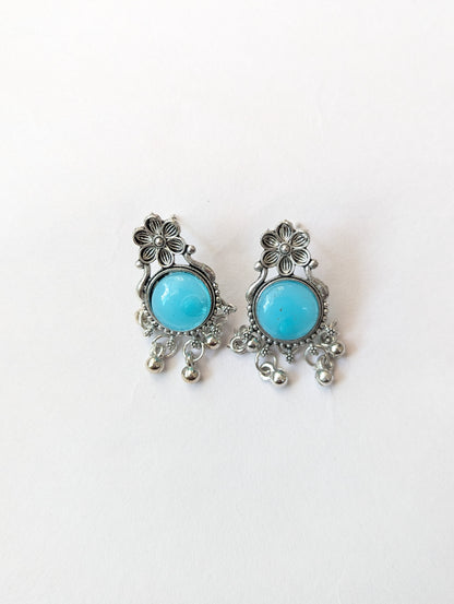 12 Oxidized Designer Stud Earrings