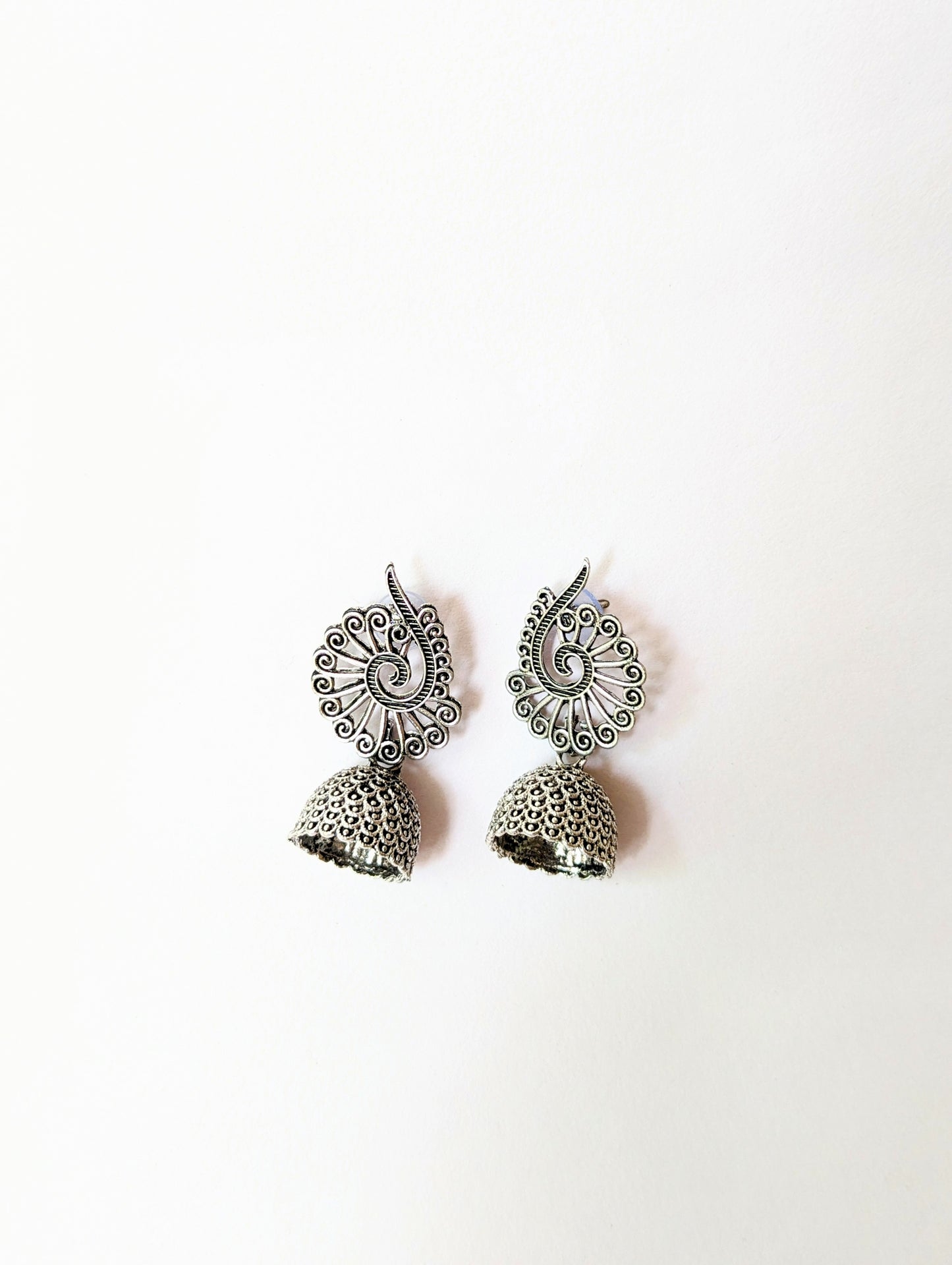 4 Oxidised Jhumka Leather Box