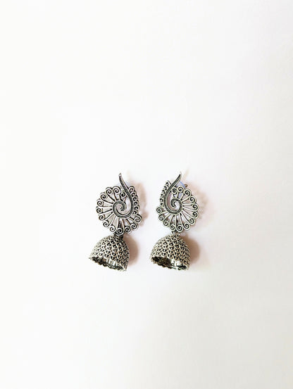 4 Oxidised Jhumka Leather Box