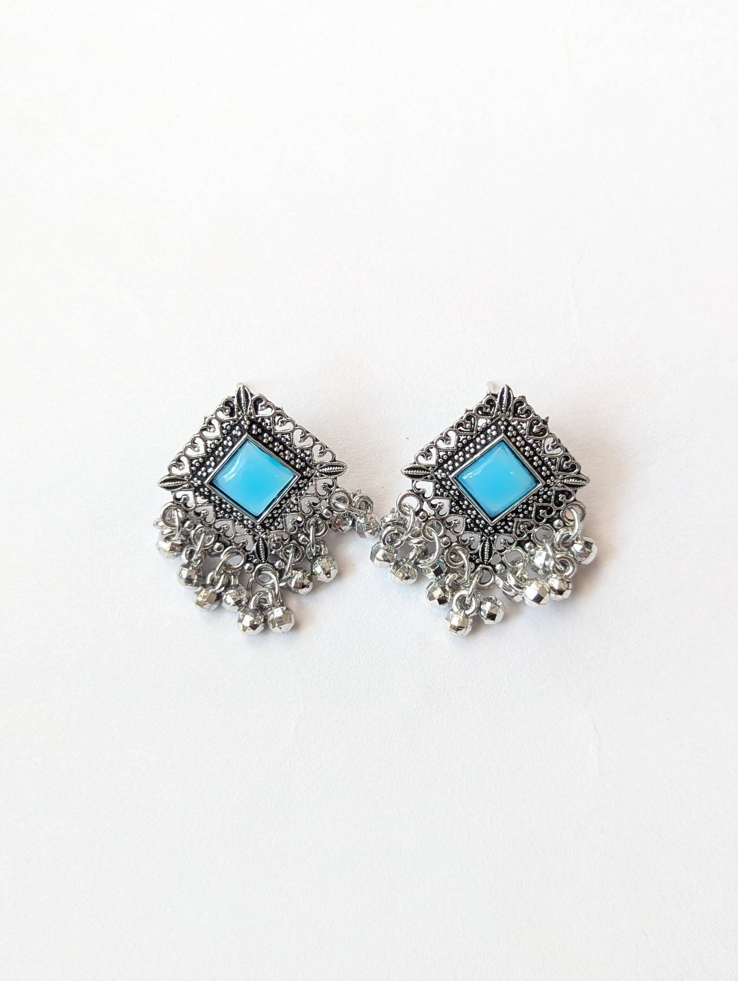 12 Oxidised Earrings studs combo 2