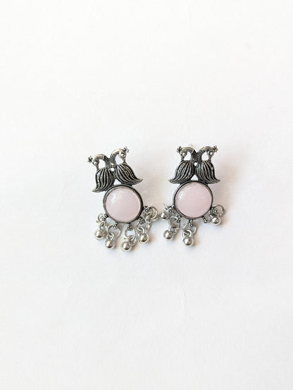12 Oxidized Designer Stud Earrings