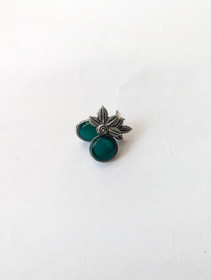 12 Oxidized Designer Stud Earrings