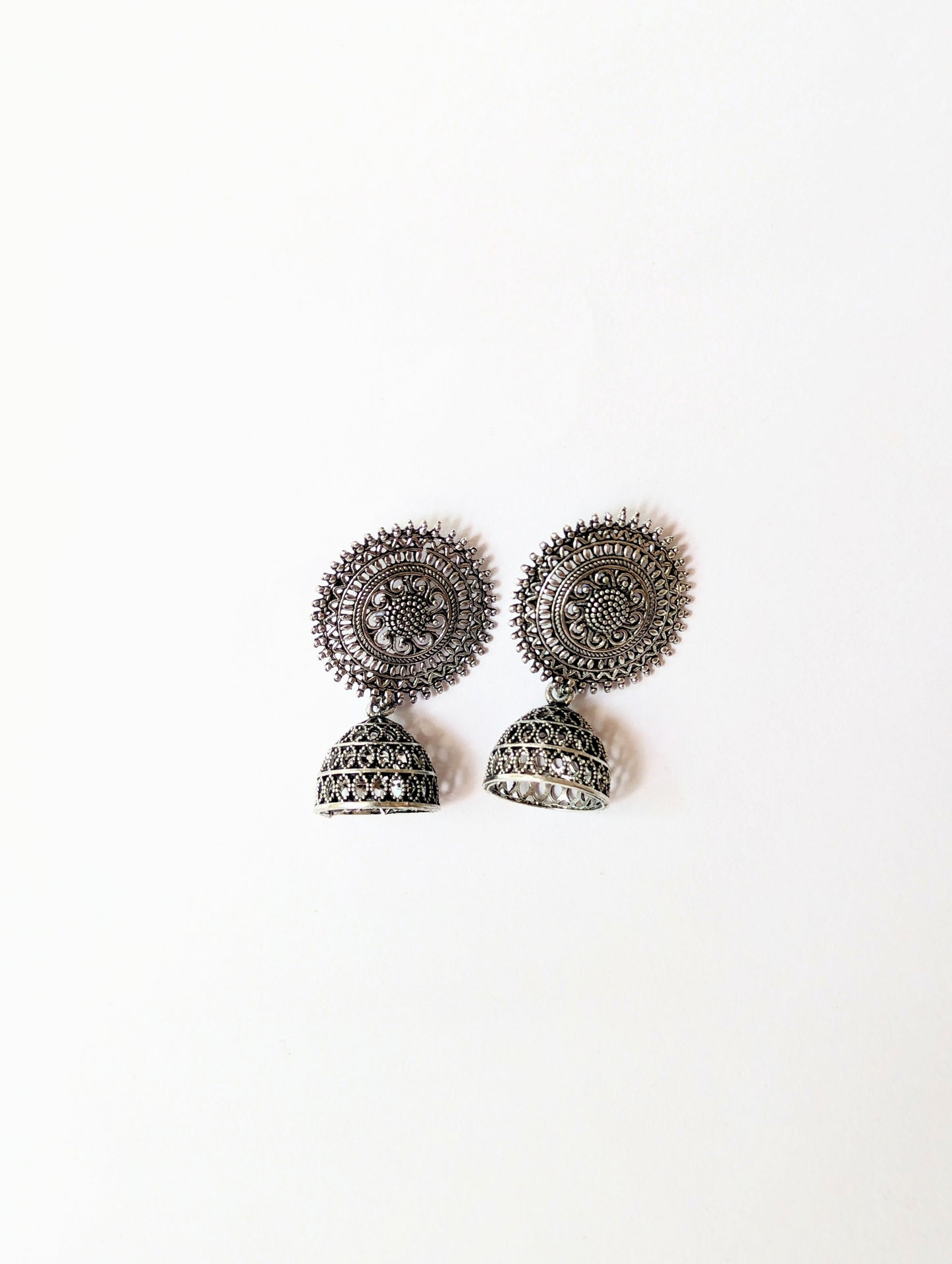 4 Oxidised Jhumka Leather Box